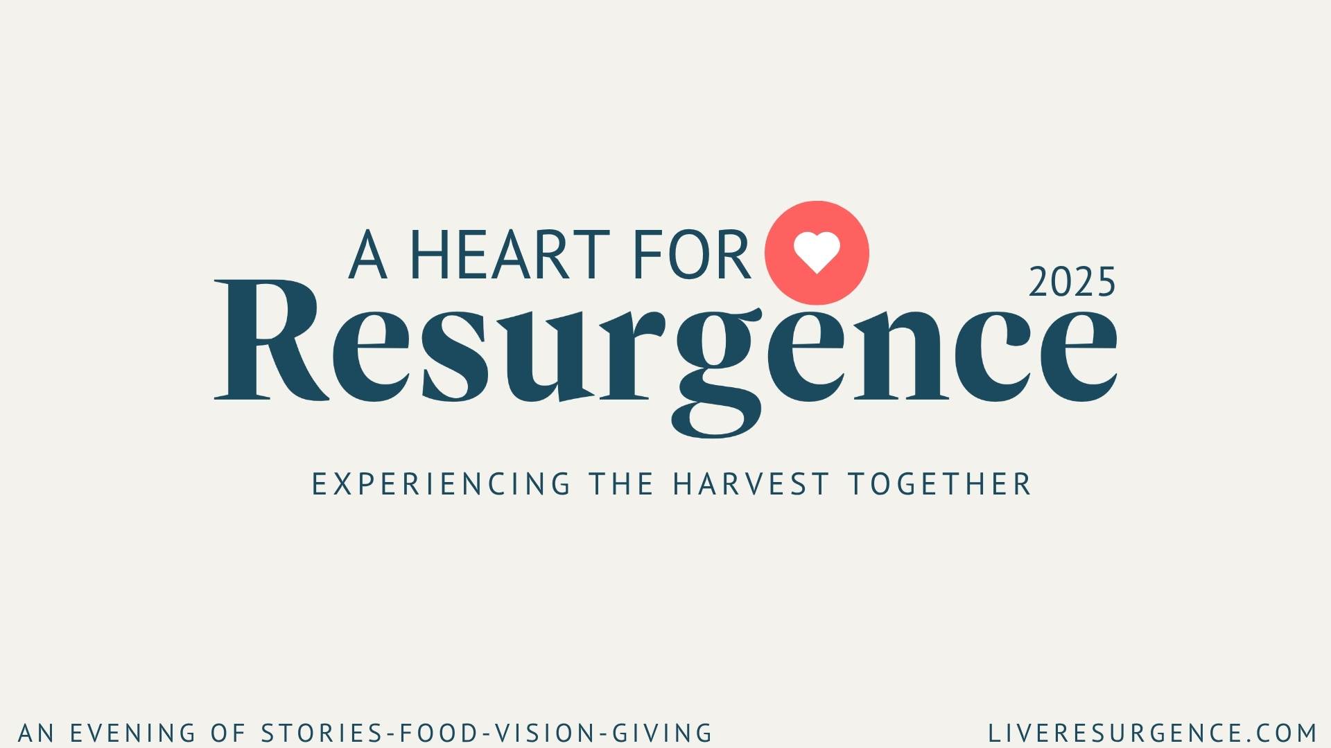November 29: A Heart for Resurgence 2025